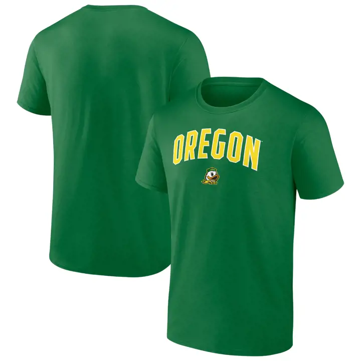 T-shirt Oregon Ducks 2F Logo mi-taille NCAA vert