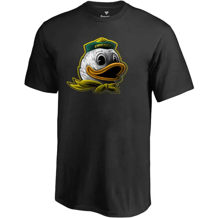 Oregon Ducks 2F NCAA T-shirt Mascot Minuit noir