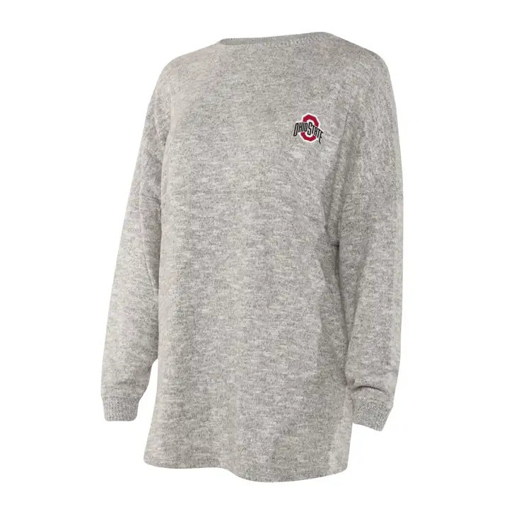 Ohio State Buckeyes NCAA Women's Cozy Sweeper gris