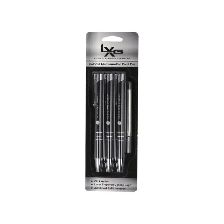 Lot de stylos Aura Ohio State Buckeyes noir