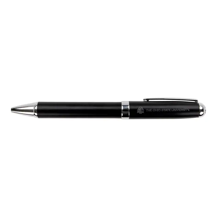 Stylo bille mat moderne noir Ohio State Buckeyes