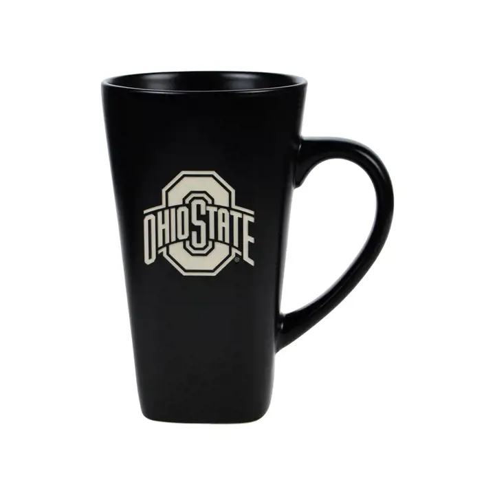 Ohio State Buckeyes Tasse en céramique haute de 470 ml noire