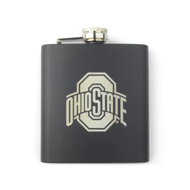 Ohio State Buckeyes Flasque ancienne argentée