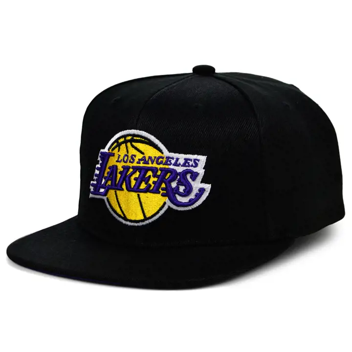 LOS ANGELES LAKERS HWC CUSTOM PATCH CASQUETTE SNAPBACK noire