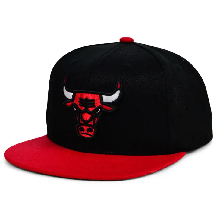 CASQUETTE À VISIÈRE PLATE CHICAGO BULLS NBA XL FINALS PATCH blc/ROUGE