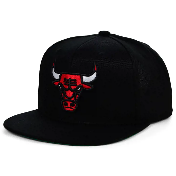 CHICAGO BULLS NBA XL FINALS PATCH SNAPBACK noir