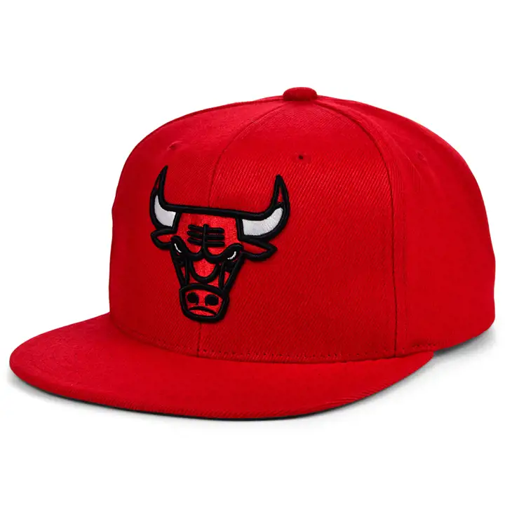 CASQUETTE CHICAGO BULLS NBA XL FINALES PATCH SNAPBACK ROUGE