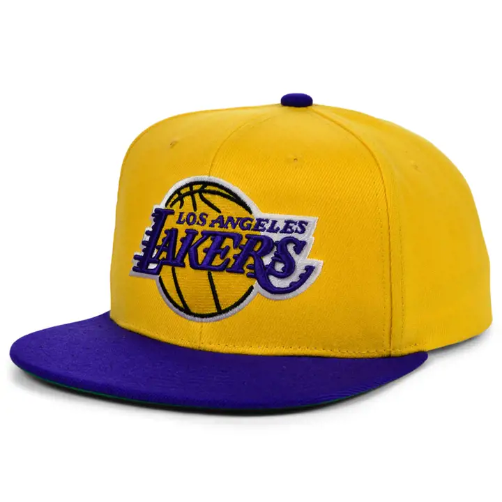 Casquette snapback LOS ANGELES LAKERS NBA XL FINALS PATCH violette/grise