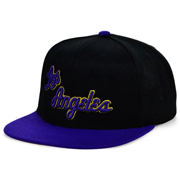 LOS ANGELES LAKERS HWC SATIN RELOAD SNAPBACK blc/vio