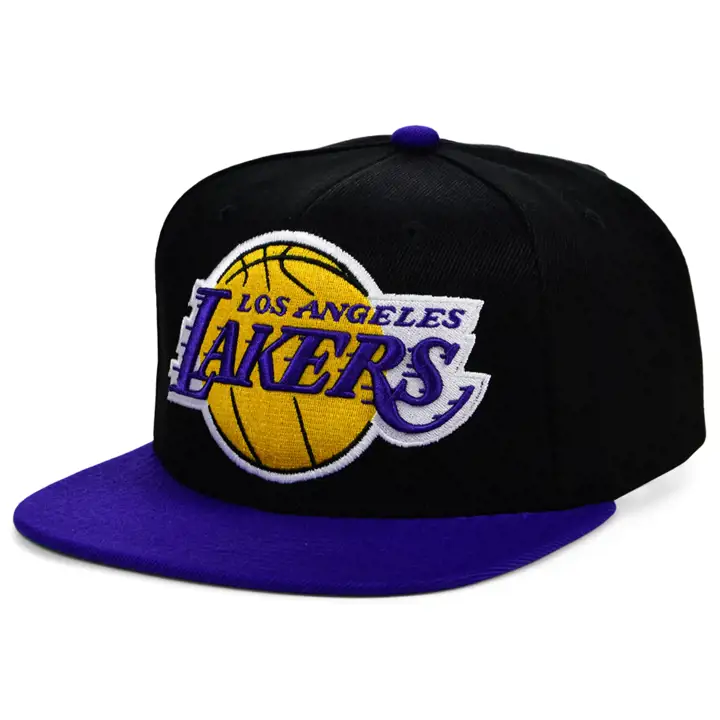 LOS ANGELES LAKERS NBA XL WORDMARK SNAPBACK blc/vio