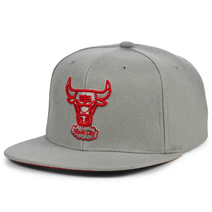 Casquette ajustable bicolore CHICAGO BULLS HWC gry