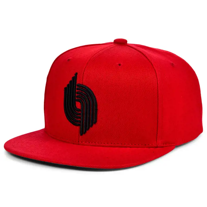 CASQUETTE SNAPBACK BICOLORE ROUGE PORTLAND TRAIL BLAZERS HWC