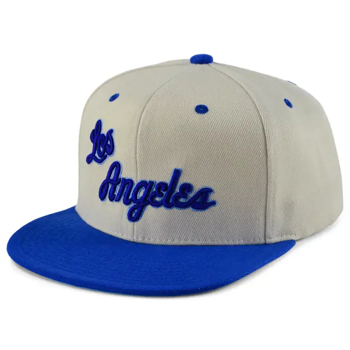 LOS ANGELES LAKERS HWC SAIL 2 TONE SNAPBACK Crème/rbl