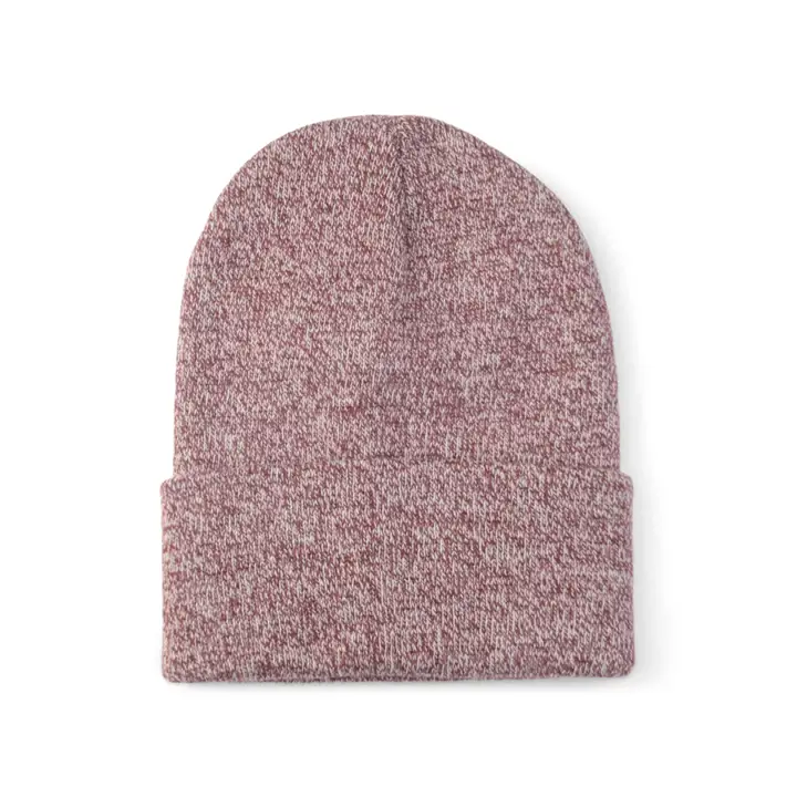 blanc Superstretch Classique en maille chinée à revers bordeaux