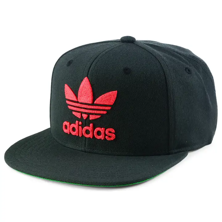 adidas Originals Casquette ajustée Trefoil Chain NOIR/ROUGE