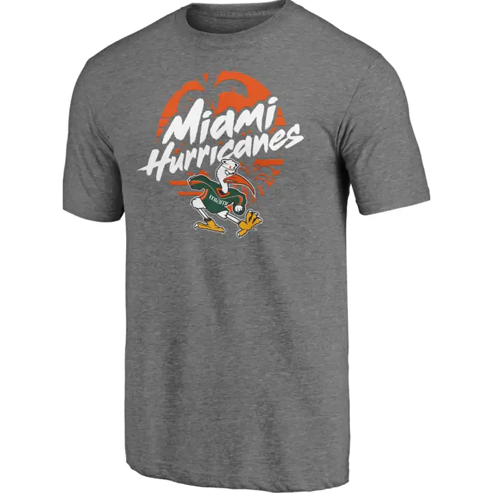 T-shirt « Miami Hurricanes NCAA Handbook » gris