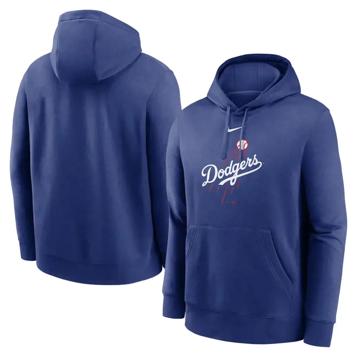 Sweat à capuche en molleton Nike Club des Dodgers de Los Angeles