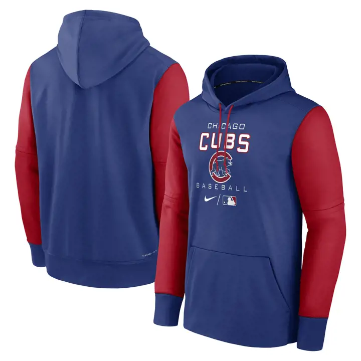 Chicago Cubs MLB AC Dugout Therma Hoodie rbl/Rouge