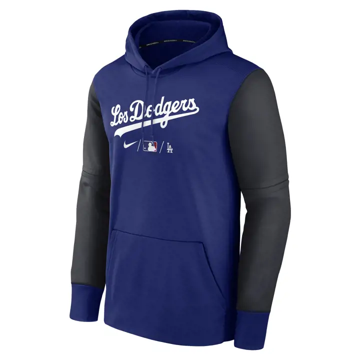 Los Angeles Dodgers MLB AC Dugout Therma Hoodie Bleu/Bleu/Bl