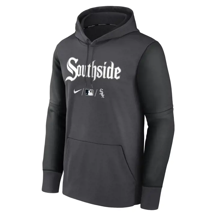 Chicago White Sox MLB AC Dugout Therma Hoodie noir/noir/noir