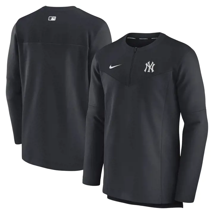 New York Yankees MLB AC Haut demi-zippé Ace marine