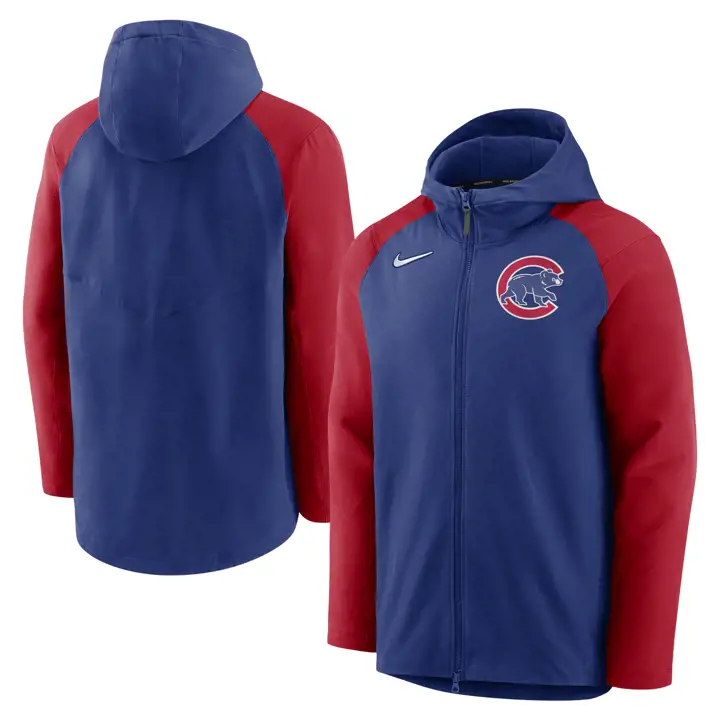 Veste à capuchon entièrement zippée Chicago Cubs MLB AC Therma FZ rbl/red