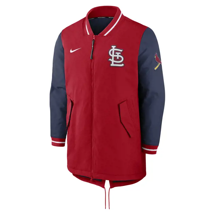Veste de survêtement MLB AC Dugout St. Louis Cardinals 22 Rouge/Marine