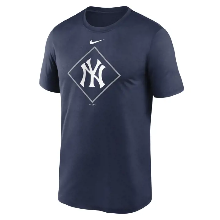 T-shirt New York Yankees MLB Diamond Icon Legend - Marine