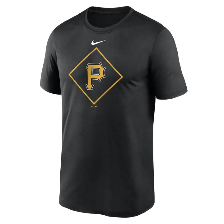 T-Shirt Icône Diamant Légende des Pirates de Pittsburgh MLB noir