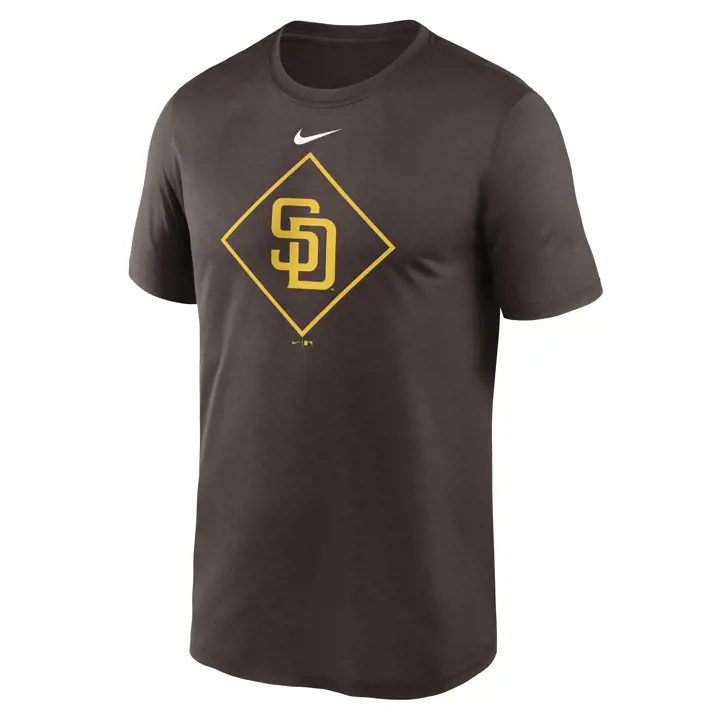T-shirt San Diego Padres MLB Diamond Icon Legend marron