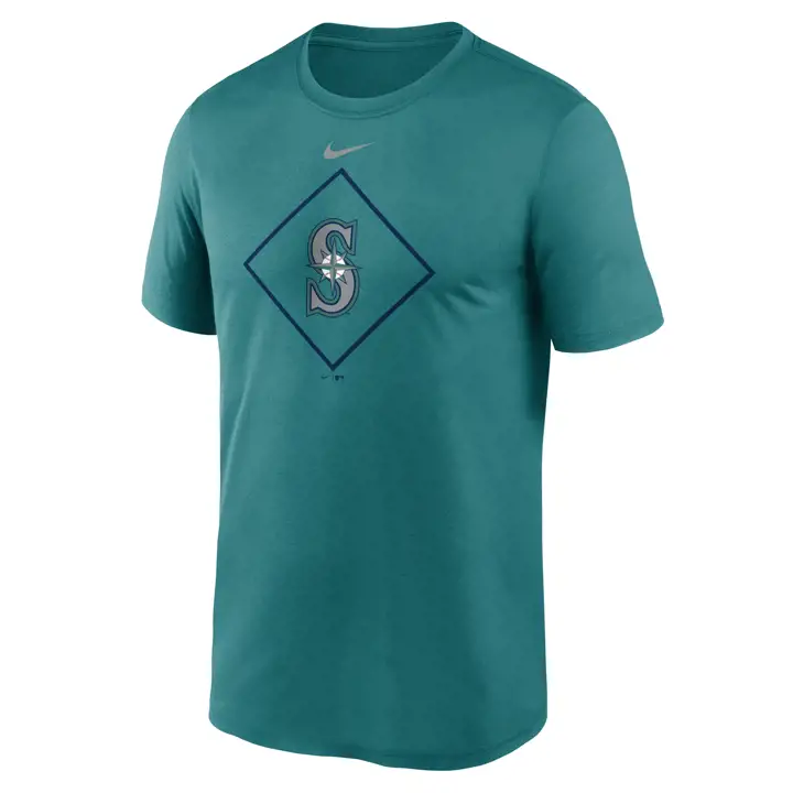 T-shirt légende icône diamant MLB Seattle Mariners sarcelle