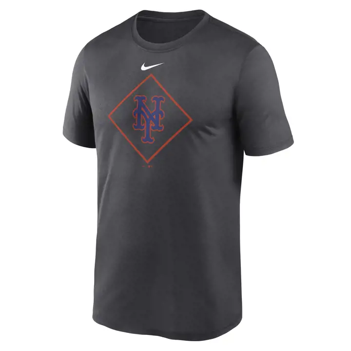 T-shirt Anthracite New York Mets MLB Diamond Icon Legend