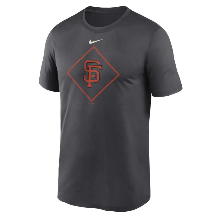 T-shirt Anthracite Légende Diamant des Giants de San Francisco MLB