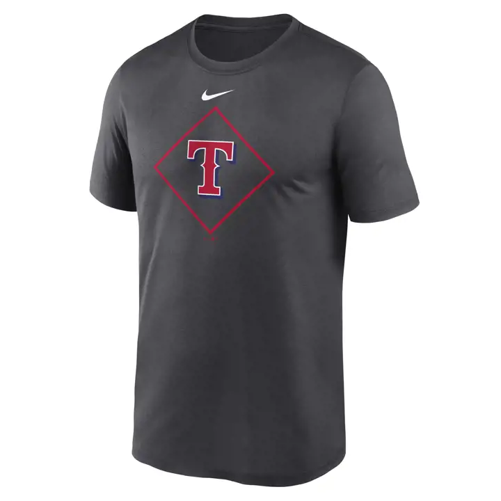 T-shirt Texas Rangers MLB Diamond Icon Legend Anthracite