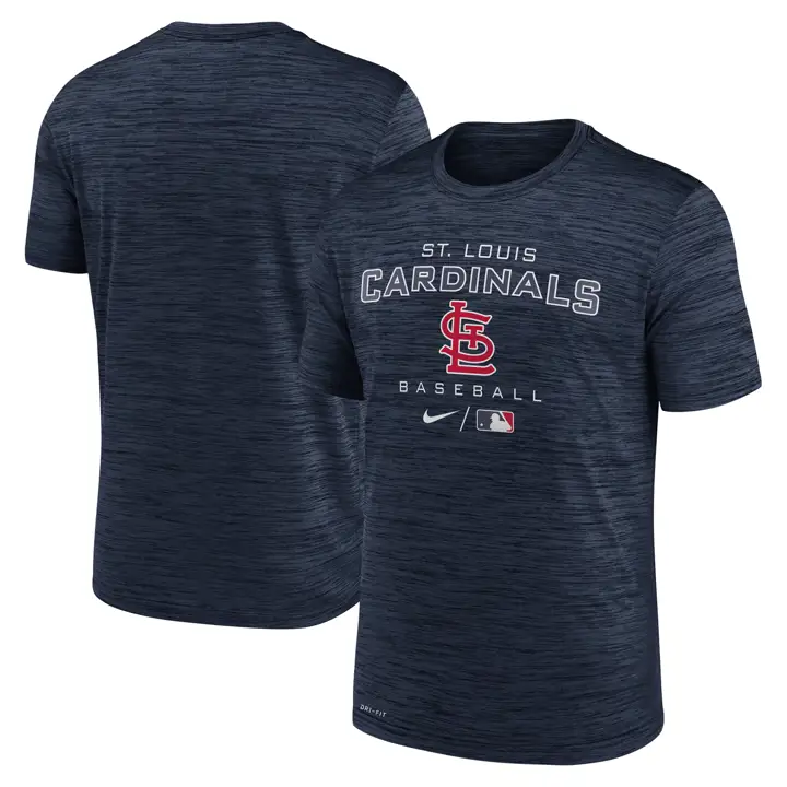 T-shirt Velocity MLB Légende des St. Louis Cardinals bleu marine