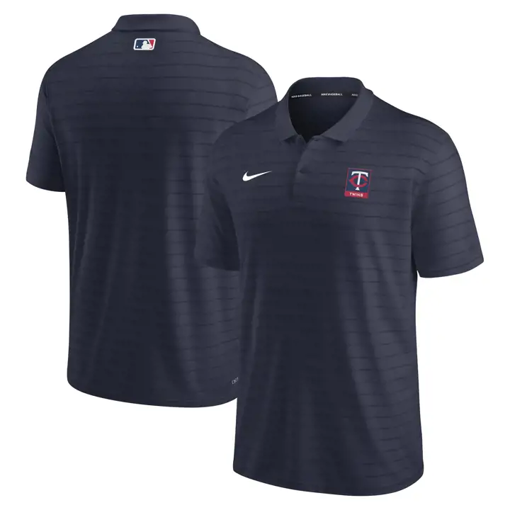 Polo rayé marine MLB AC Minnesota Twins