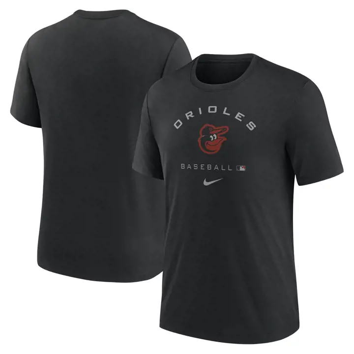T-shirt chiné Baltimore Orioles MLB AC Early Work noir