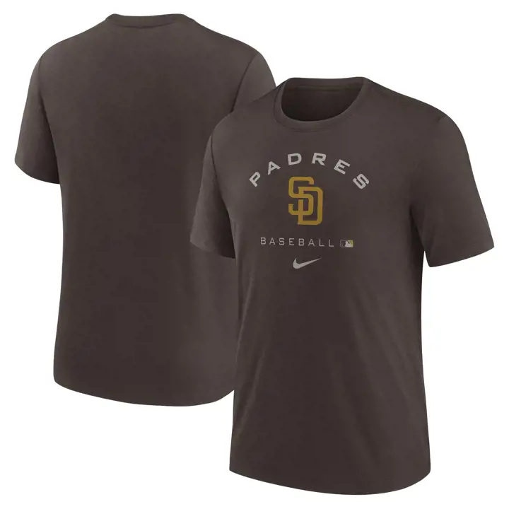 T-shirt mélange Dri-Blend MLB AC Early Work des Padres de San Diego