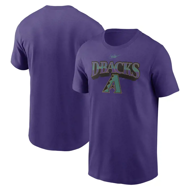 T-shirt Arch coop Rewind MLB des Arizona Diamondbacks pur