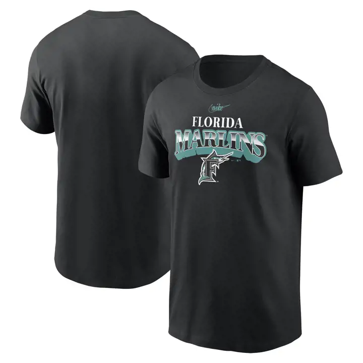 T-shirt Rétro Coupe MLB Florida Marlins blk