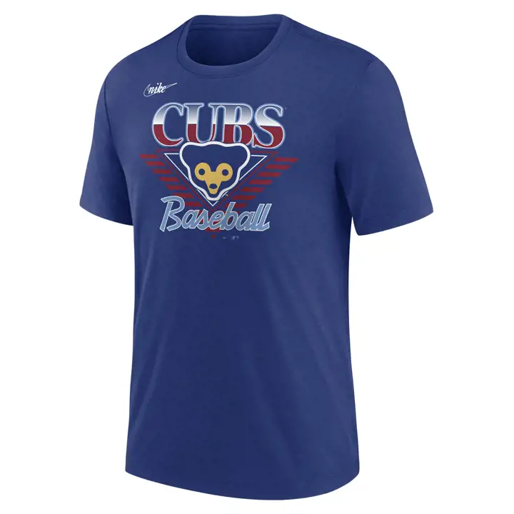 T-shirt Tri-Blend Chicago Cubs MLB Coop Rewind rbl