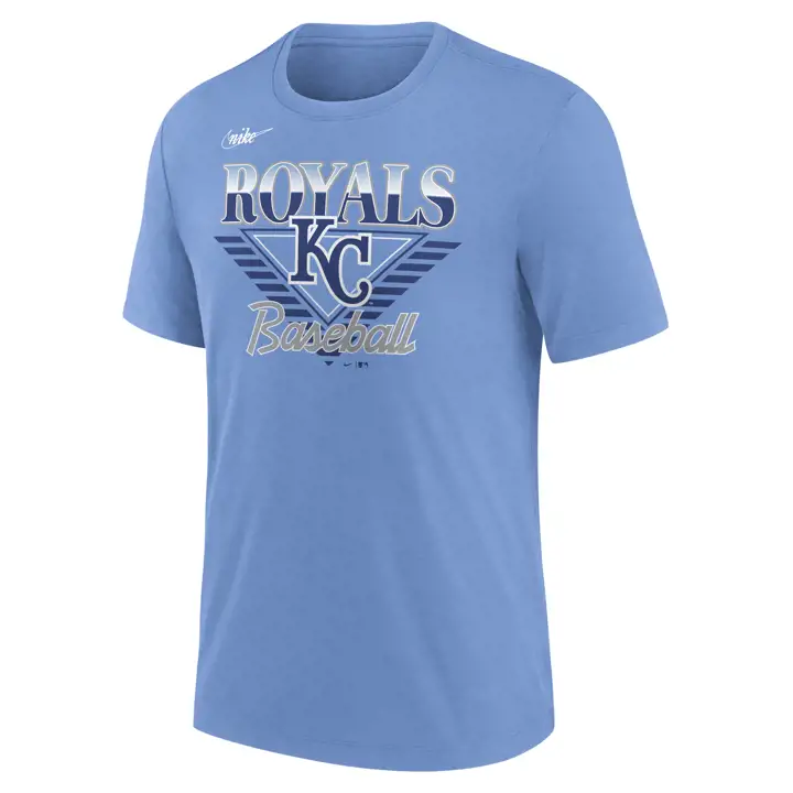 T-shirt Tri-Blend MLB Coop Rewind des Kansas City Royals lbl