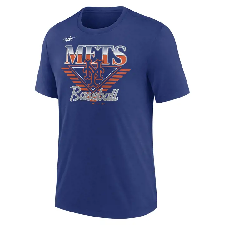 T-shirt Tri-Blend New York Mets MLB Coop Rewind rbl