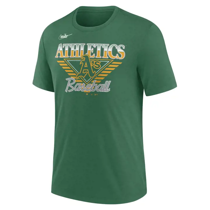 T-shirt chiné Oakland Athletics MLB Coop Rewind kgrn