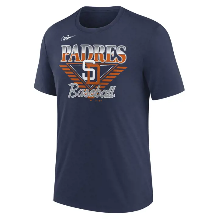 T-shirt San Diego Padres MLB Coop Rewind Tri-Blend bleu marine