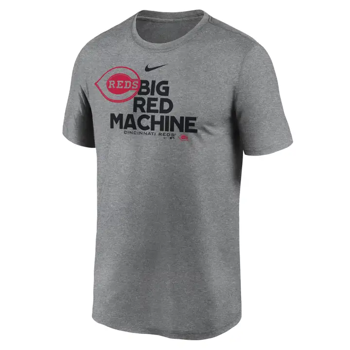 T-shirt Local Primetime MLB des Reds de Cincinnati gris