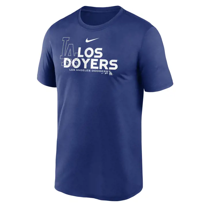 T-shirt local MLB Primetime des Dodgers de Los Angeles rbl