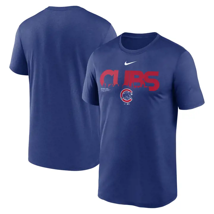 Chicago Cubs MLB Primetime Skyline T-shirt rbl