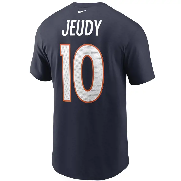 T-shirt NFL Broncos esprit d'équipe N/N Wordmark 3.0 Jerry Jeudy