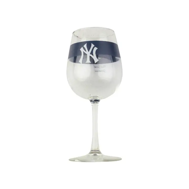 Verre à vin bicolore New York Yankees de 47 cl